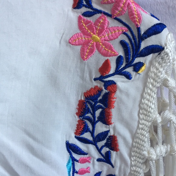 Floral Fringe Kimono - Picture 3 of 10